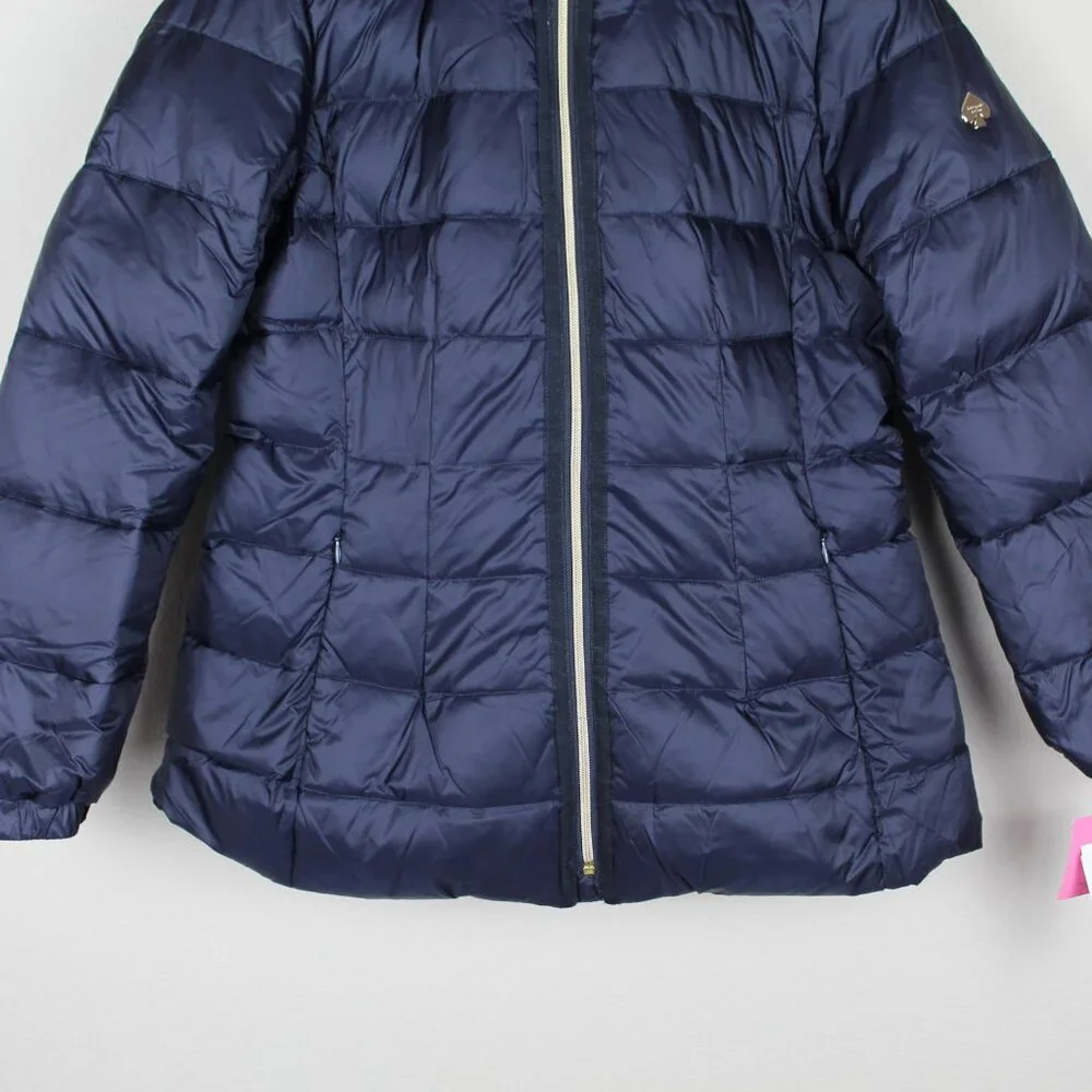 NWT Kate Spade Fitted Hooded Winter Down Coat, XL